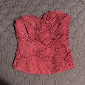 Charlotte Russe Fuchsia Strapless Top